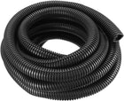 5 M 19 x 21 mm PVC Split Corrugated Conduit Tube for Garden,Office Black
