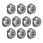 F682XZZ Flanged Ball Bearing 2.5x6x2.6mm Double Metal Shielded (GCr15) Chrome Steel Flange Rip Bearings 10pcs