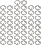 3mm Inner Dia Stainless Steel Internal Tooth Lock Washer Silver Tone 50pcs