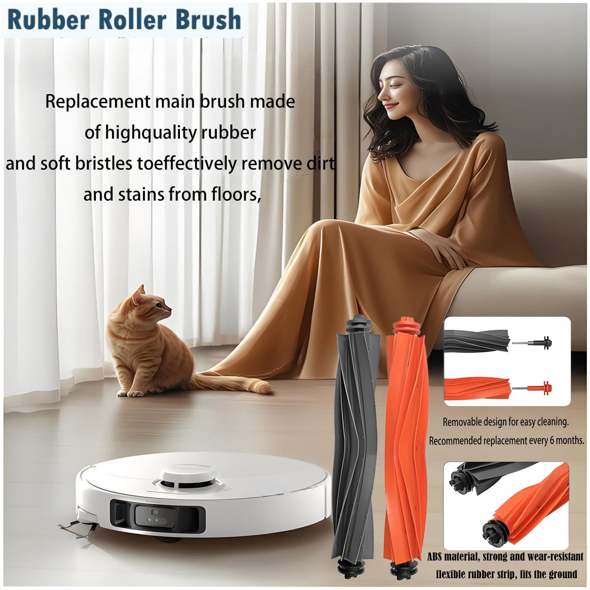 Kit de Acessórios de Substituição para mova s20 ultra / RLM71CE Robot Vacuum