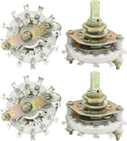 4pcs 1P11T 1 Pole 11 Way One Deck Band Channel Rotary Switch KCZ111