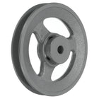 BK60-1/2 V-Belt Sheave 1/2"Bore 5.75"OD Single Groove Web Sheave Bored-to-Size Sheave, Cast Iron, Belt Section for 3L or B Belt