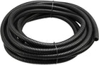 4.6 M 7 x 10 mm PP Flexible Corrugated Conduit Tube for Garden,Office Black
