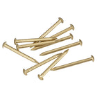 Small Tiny Brass Nails 2.8x35mm for DIY Decorative Pictures Wooden Boxes Household Accessories 10pcs