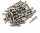 50Pcs M2 x 12mm Stainless Steel Pan Head Phillips Machine Screw Bolts