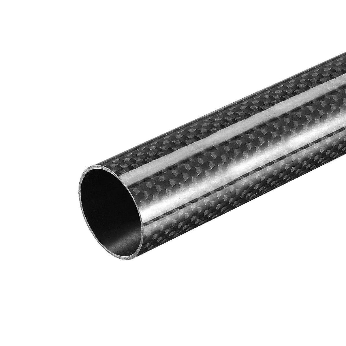 Carbon Fiber Round Tube 22x20x500mm 3K Roll Wrapped Glossy Surface for RC Airplane 1Pcs
