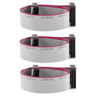 IDC Connector Flat Ribbon F/F 16 Pins Cable, 2.54 mm Pitch, 30 cm, 3 Pieces