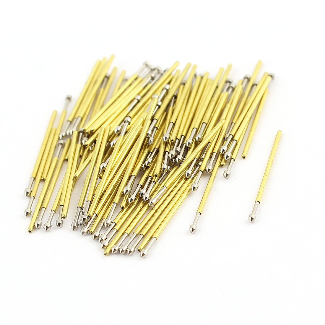 a15032300ux0374 P50-E2 Dia 0.68mm Length 16.55mm 75g IC Spring Test Probe Pin (Pack of 100)