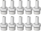 PVC Barb Hose Fitting Connector Adapter 10mm or 25/64" Barbed x G1/2 Male Pipe 10pcs