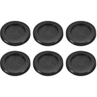 6Pcs Rubber Grommets 2" (50mm) Drill Hole, 1-3/4" (42mm) ID Double Sided Hole Plugs Ring Gaskets for Firewall Cable Wire Protecting, Black