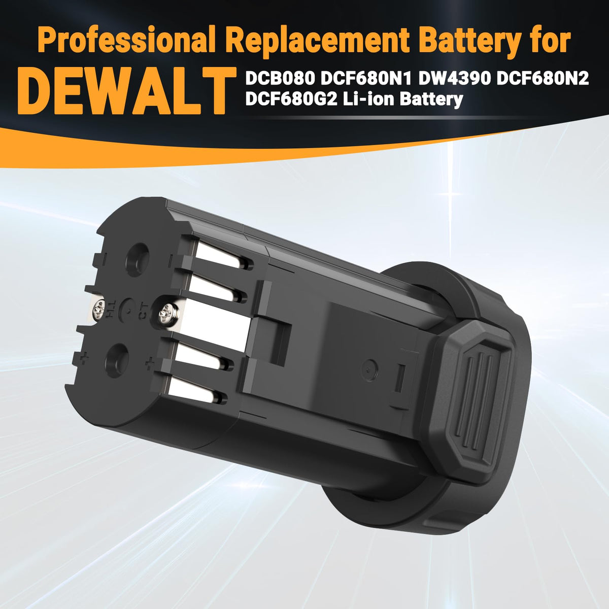 LinkMejor 2.0Ah 8V Bateria kitCompatível com DEWALT DCB080