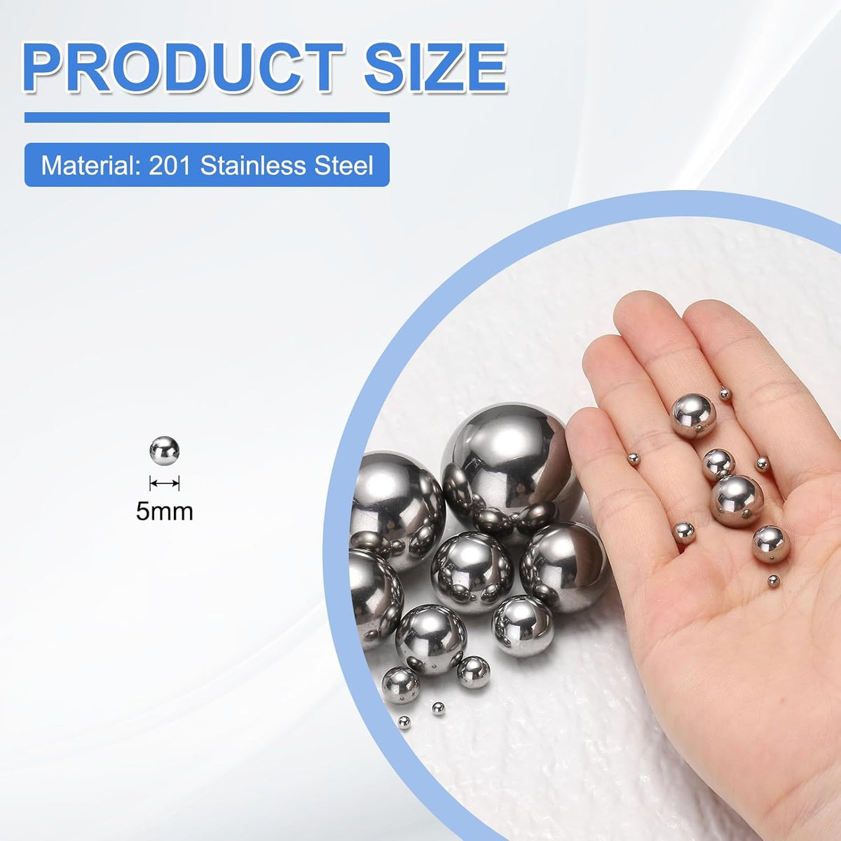 40 esferas de precisão com diâmetro de 11 mm, feitas de aço inoxidável maciço G100, adequadas para rolamentos, máquinas, indústria automotiva e projetos de bricolagem (acabamento espelhado).