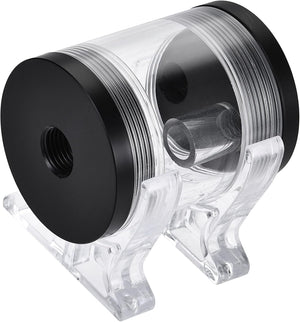 Water Cooling Tank 50mm x 60mm with Acrylic and POM 1 in 2 Out for Computer CPU Cooled