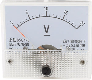 85C1-V Misuratore di Tensione DC Voltaggio Analogico 0-20V