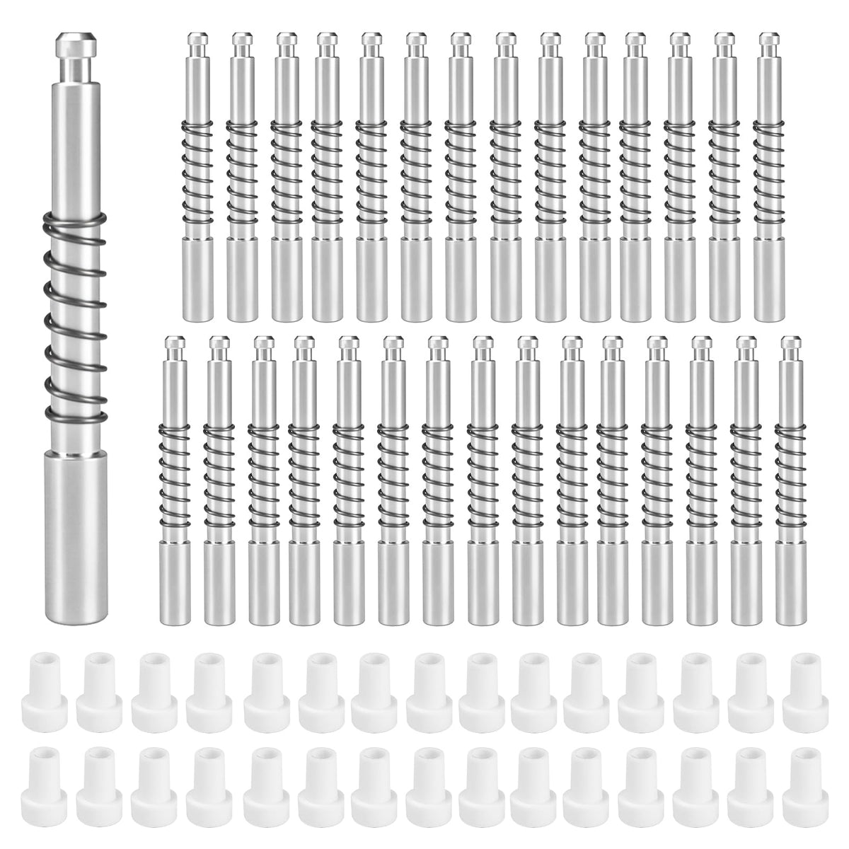 30パック ウィンドウスクリーン プランジャー ラッチ 5/32" x 1-1/2"