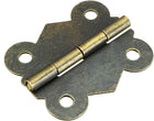 Bisagras de bronce antiguo, de 1.57” de tamaño. Forma de mariposa. Reemplazo de bisagras, incluyendo tornillos. 8 piezas.