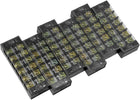 6 Pcs 6 Positions Dual Rows 600V 25A Cable Barrier Block Terminal Strip TB-2506L
