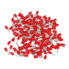 100pcs Red Copper AWG 16 Wire Crimp Insulated Cord Pin End Ferrules Terminal E1508