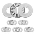 6 Sets NTA1018+2TRA Thrust Needle Roller Bearings with Washers, 5/8 x 1-1/8 x 5/64 inch Chrome Steel Needles Roller Bearing, P5 (ABEC 5)