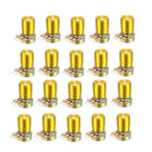 WH148 20K Ohm Variable Resistors Single Turn Rotary Carbon Film Taper Potentiometer W Knobs 20pcs
