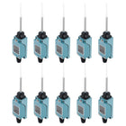 Limit Switch Flexible Coil Spring Momentary ME-8166 1NC+1NO for 3D Printer Door Switch Metal Momentary Switch 10 Pcs