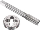 M9 x 0.5mm Metric Tap and Die Set, Machine Thread Screw Tap with Round Threading Die, Tap & Die Kit for Nut Screw Bolt Thread Repair