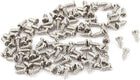 100 Pcs M1.2 X 3mm Stainless Steel Phillips Round Head Self Tapping Screws Bolts