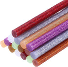 Mini Hot Glue Gun Sticks 8-inchx0.28-inch High Sticky Hot Glue Sticks, Glitter 8 Colors 16pcs