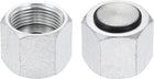 4Pcs ORFS Hydraulic Caps, O-Ring Face Seal Hydraulic Hose Fittings Carbon Steel with Zinc Plating Fits ORFS-10 Male Fittings (1"-14 UN)