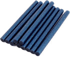 LinkMejor 100x7mm 10x Hot Melt Glue Sticks Adhesive Blue for General Purpose Hot Melt Gun