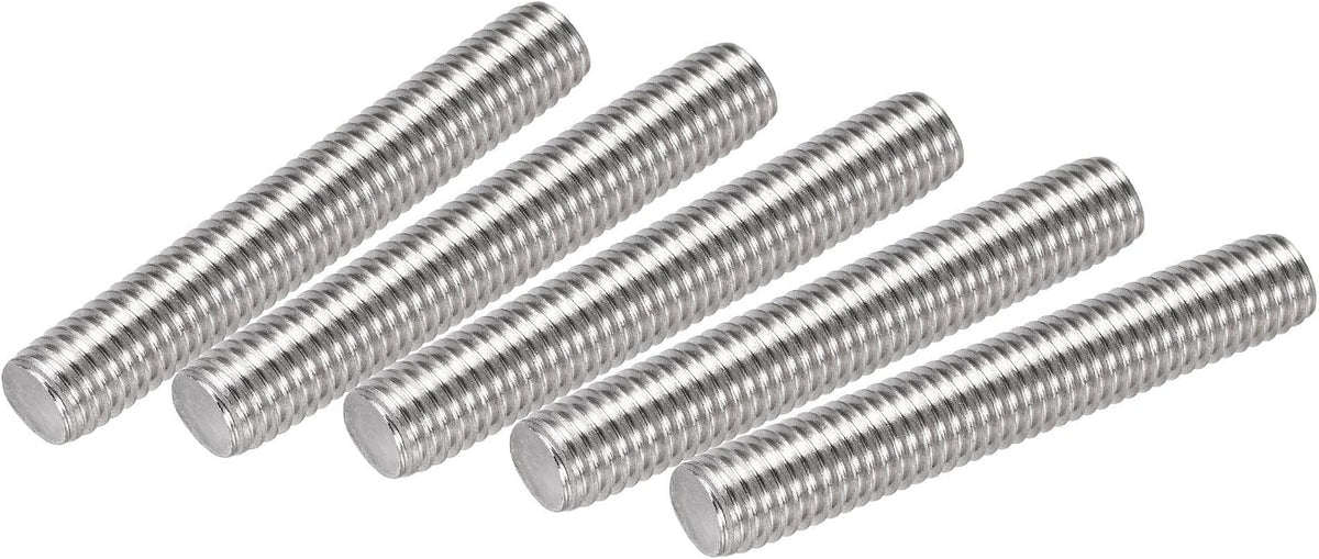 5Pcs M10 x 60mm Fully Threaded Rod 304 Stainless Steel Right Hand Threads,M10-1.5 Thread Pitch