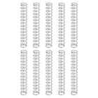 10Pcs Compression Springs, 0.6mm Wire Diameter x 5mm OD x 35mm Length 304 Stainless Steel Extension Spring Ballpoint Pen Pressure Springs for Shop Home Repairs, Silver