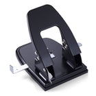 LinkMejor to-hul perforator til papir, 30 ark, sort, 90079
