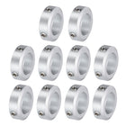 10pcs Set Screw Collars 20mm Bore, Aluminum Shaft Collars, 32mm OD and 10mm Thickness, Set Screw Clamp Collar, Stop Collar for Linear Rod Shaft Guide