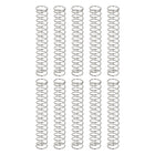 10Pcs Compression Springs, 0.6mm Wire Diameter x 7mm OD x 40mm Length 304 Stainless Steel Extension Spring Ballpoint Pen Pressure Springs for Shop Home Repairs, Silver