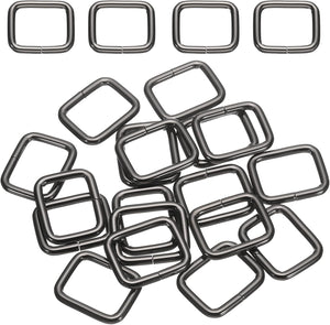 Metal Rectangular Ring Buckles, Square Loop Buckles for Straps