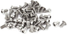 10mm Long M4x8mm Stainless Steel Hex Socket Button Head Screws 50pcs