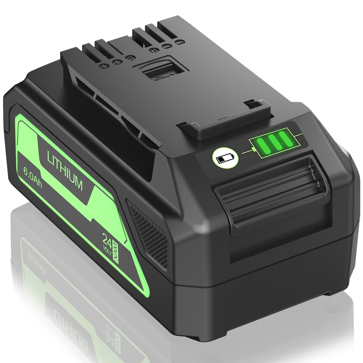 LinkMejor 2Pack 6.0Ah Yüksek Kapasiteli Greenworks 24V Batarya Değişimi
