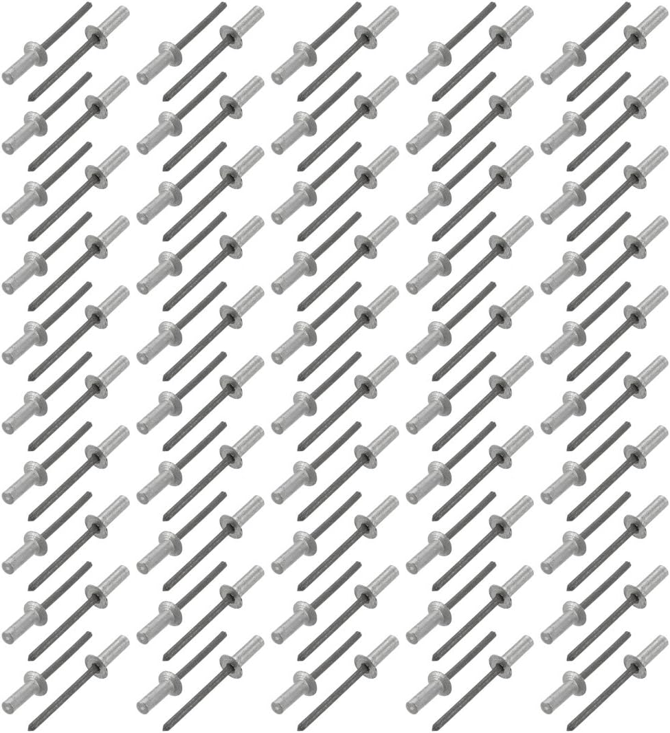 4mmx13mm Aluminum Countersunk Head Closed End Blind Rivets Fastener 100pcs