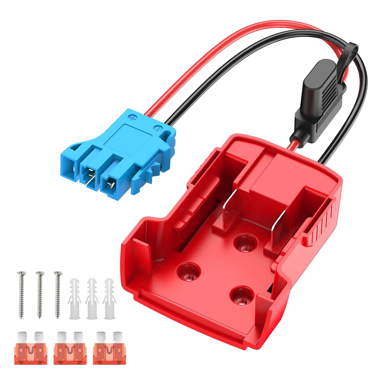 LinkMejor Penghubung Baterai Kompatibel dengan Baterai Milwaukee 18V
