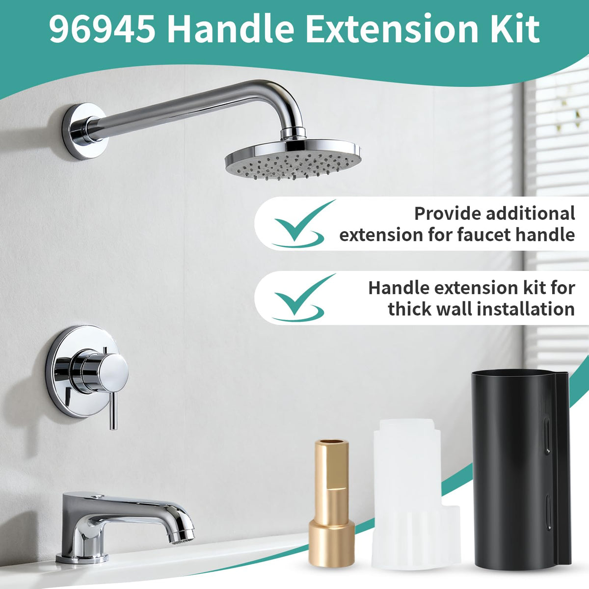 96945 مجموعة إضافات للغسالة متوافقة مع صمام Moen Posi-Temp