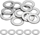 M20 Flat Washer for Screw, 12Pcs 304 Stainless Steel Washers 20MM ID x 37MM OD x 3MM Thick for Bolts, Factories Repair, Kitchens, Shops, and Outdoor Construction (Silver Tone)