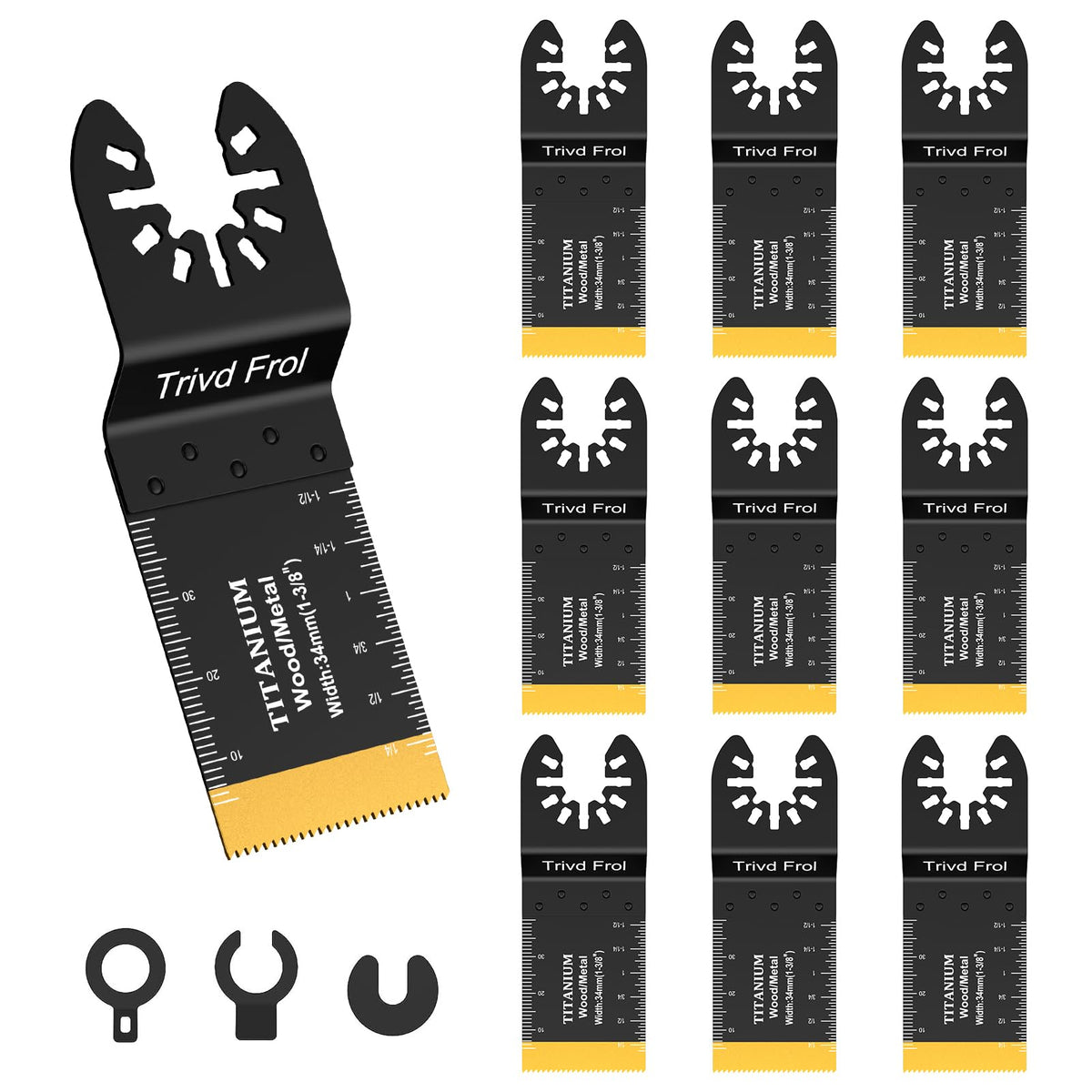 LinkMejor 10 PCS Titanlegierung Multifunktionsmesser Klingen Metall Schneiden