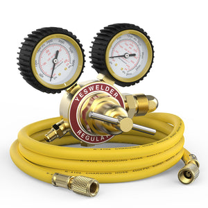 LinkMejor nitrogenregulator med slange, 0-600 PSI og 0-4000PSI utgang