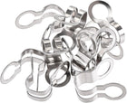 Ball Chain Connector, 8mm Double Ring Style Link Stainless Steel Loop Connection, Pack of 10