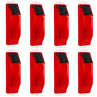 8 Pack Lumină de Avertizare Solară Strobe, Semne de Siguranță rutieră LED, Roșu
