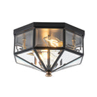 LinkMejor 10.25 Pollici Lampada da Soffitto Esterna in Rame a Montaggio Flusso
