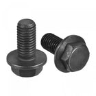 Metric M12x25mm Hex Flange Bolts, 3pcs 10.9 Grade Carbon Steel Hexagon Head Screws