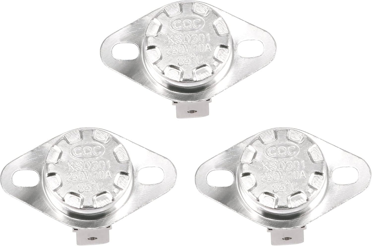 3 x 85C Manual Reset Thermostat Normal Closed Temp Switch 250V 10A