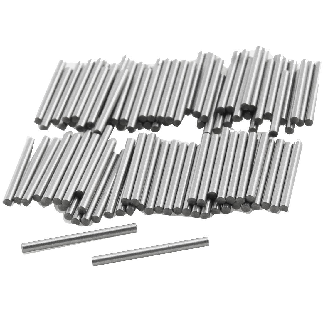 100 Pcs Metal 1.3mm x 15.8mm Dowel Pins Fasten Elements